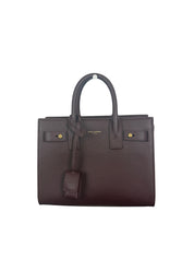 Saint Laurent Sac de Jour Nano Top Handle Bag in Bordeaux