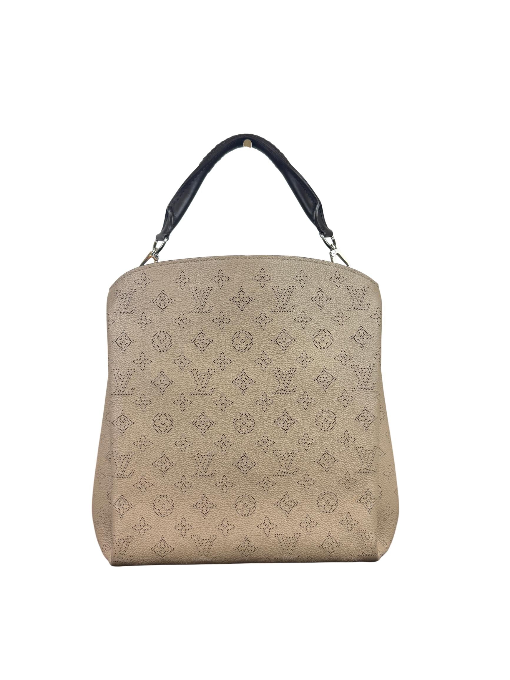 Louis Vuitton Galet Monogram Mahina Leather Babylone PM Bag
