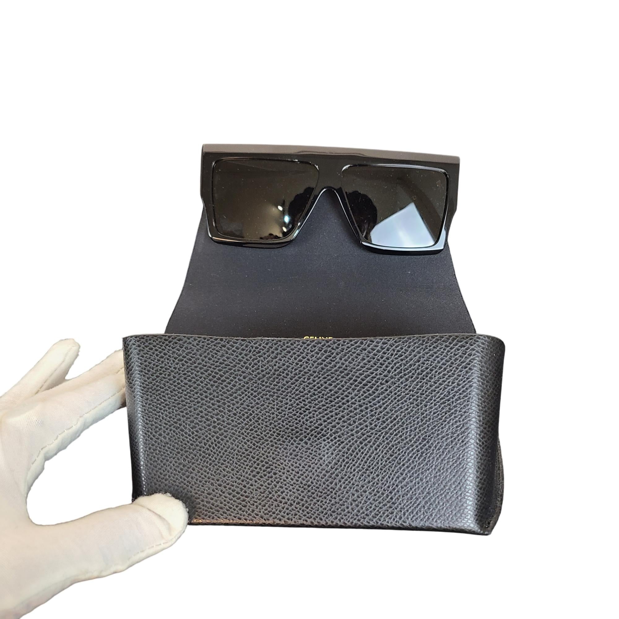 Celine Black Square Sunglasses