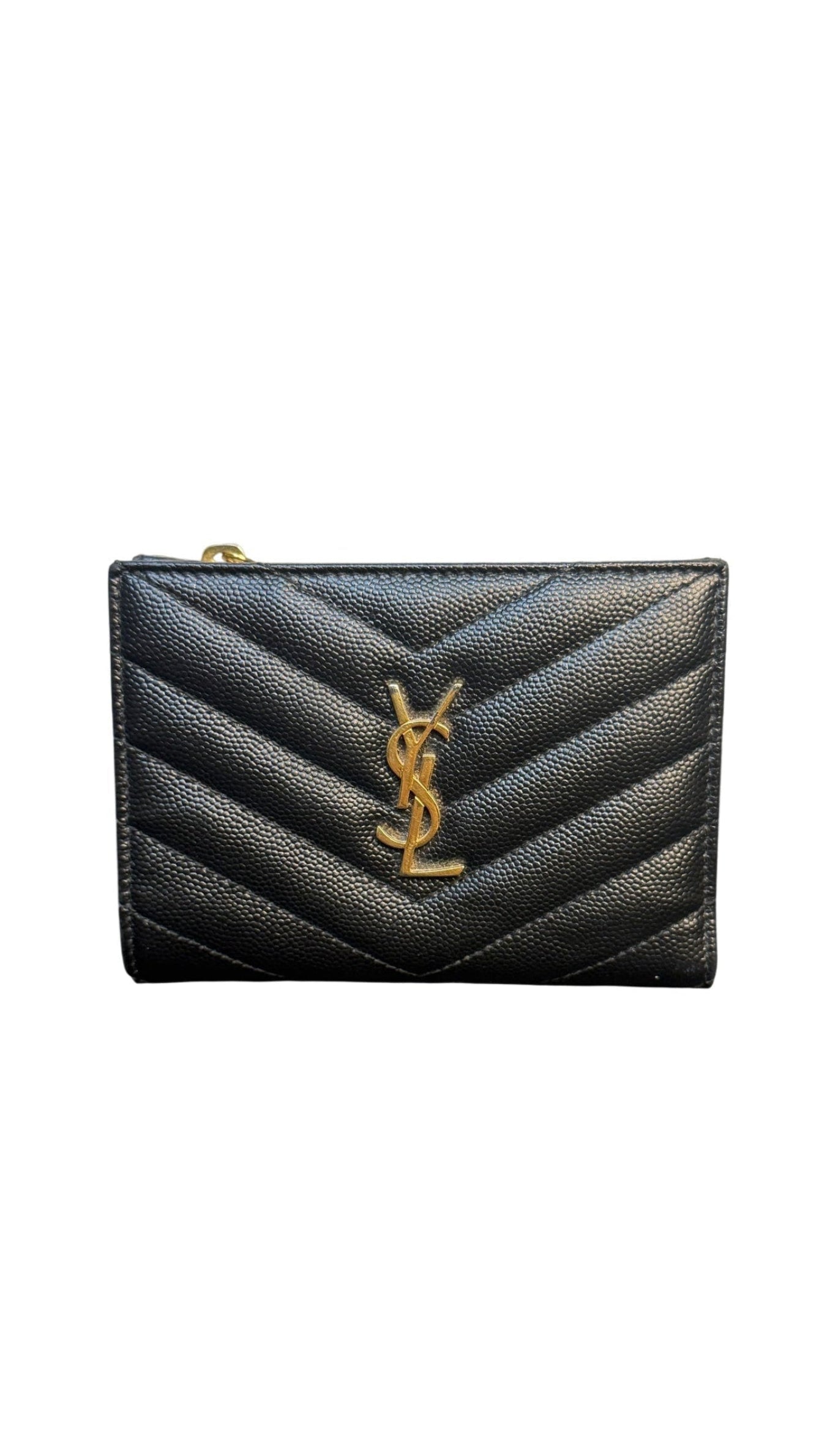 Saint Laurent Cassandre Matelassé Bi-Fold Wallet