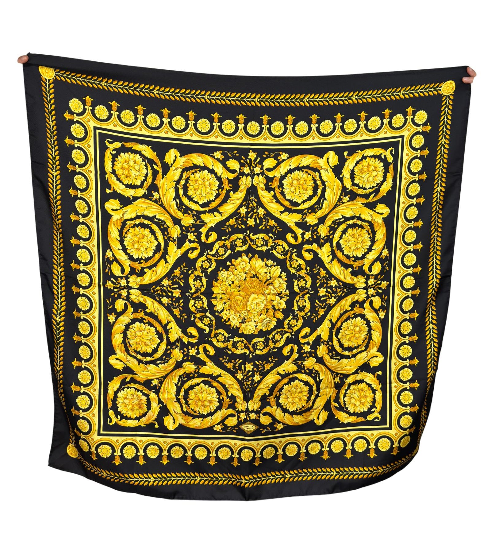 Versace Barocco Silk Scarf
