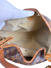 Louis Vuitton Monogram Galliera PM Hobo Bag Brown