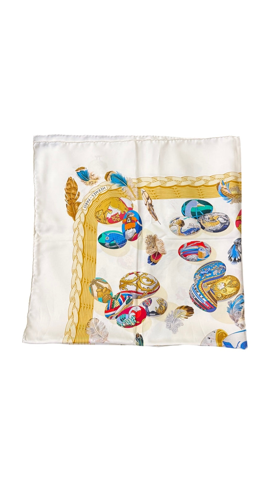 Hermes Couvee d'Hermes Silk Scarf