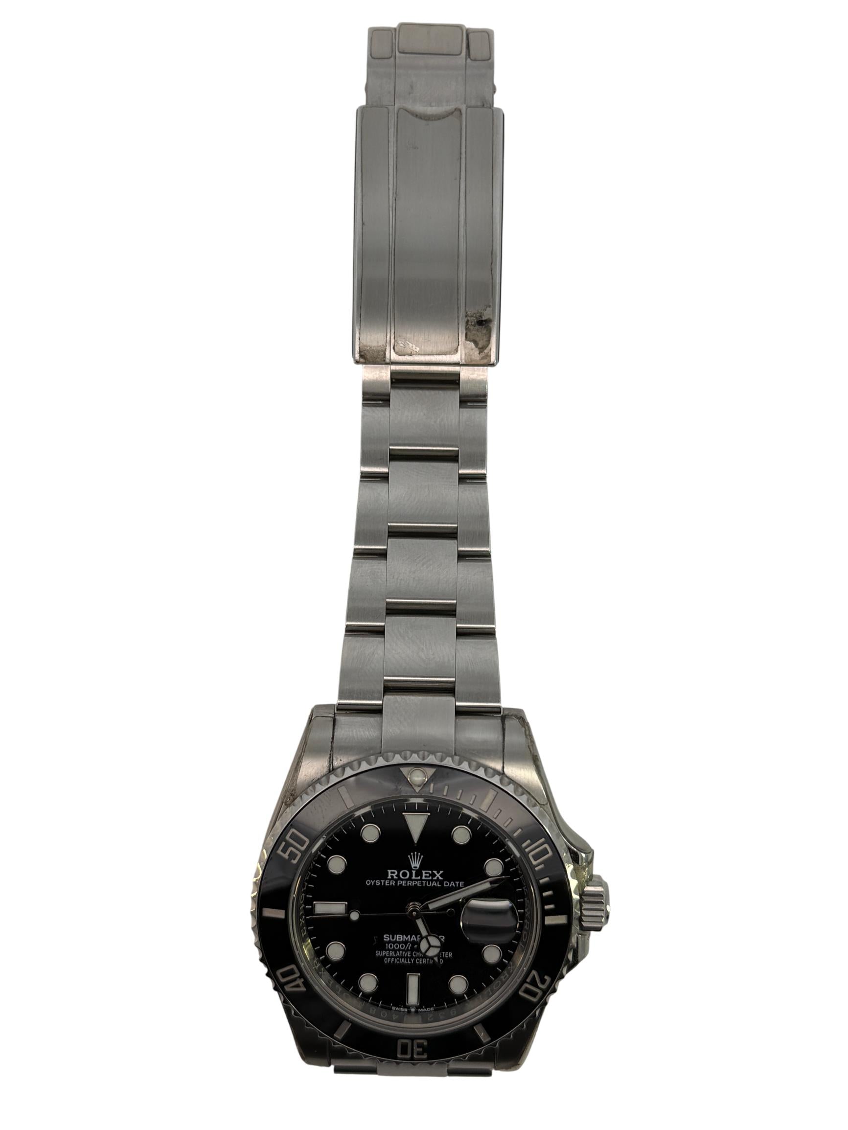 Rolex Oyster Perpetual Date Submariner 41mm Stainless Steel 2011 Black Dial Ref. 126610