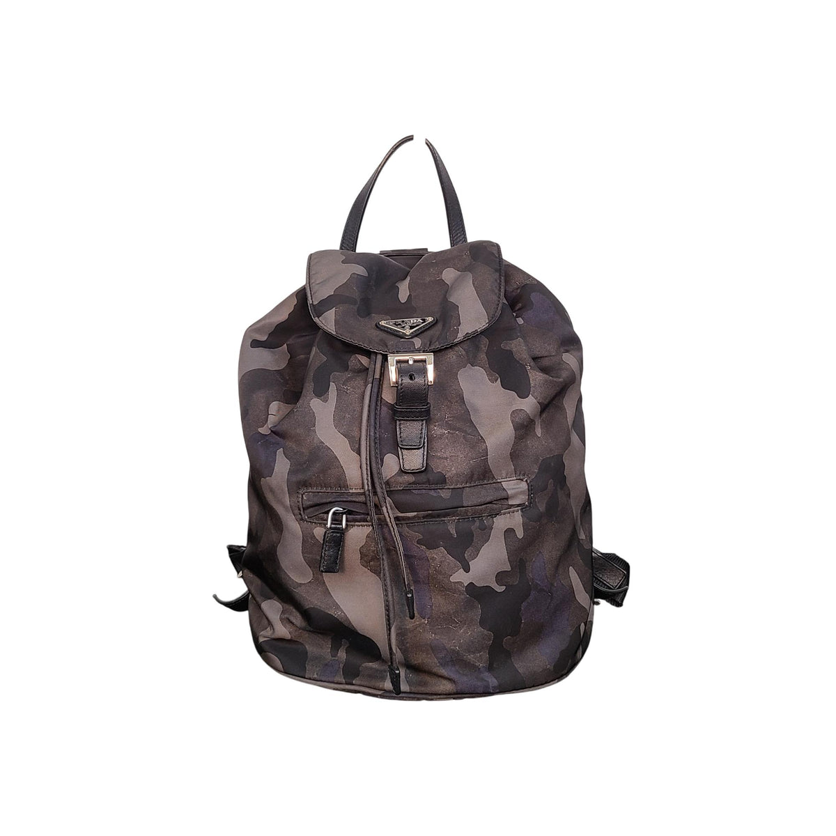 PRADA Tessuto Nylon Backpack with COA Black Re-nylon And Saffiano Leather Backpack | PRADA main image 4