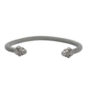 Classic Cable Bracelet 4mm Sterling Silver Aluminum David Yurman 925