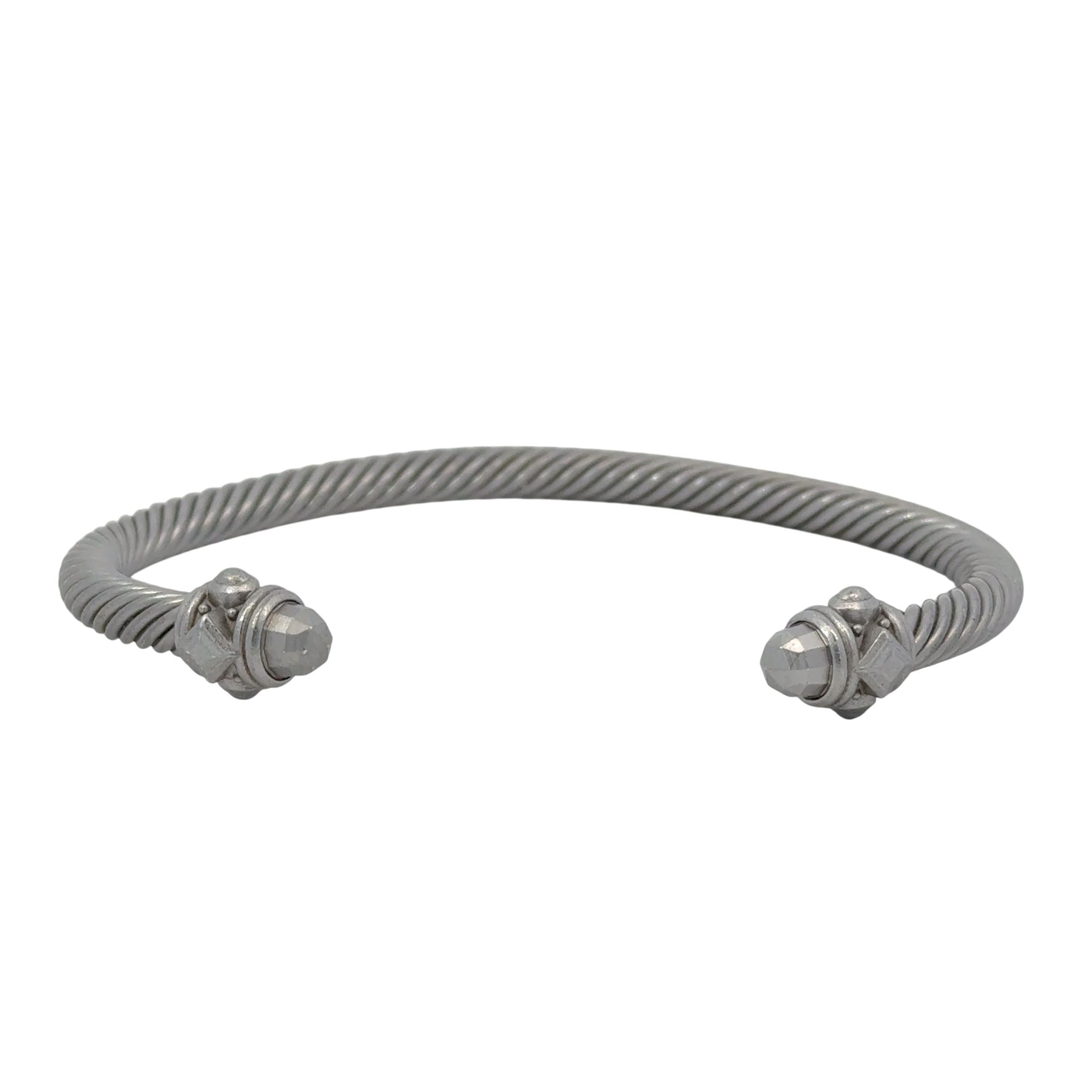 Classic Cable Bracelet 4mm Sterling Silver Aluminum David Yurman 925