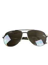 Prada PR Matte Black Aviator Sunglasses