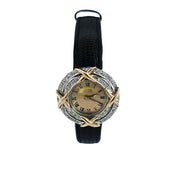 Lucien Piccard 14K Gold & Diamond Vintage Gold Dial C6062