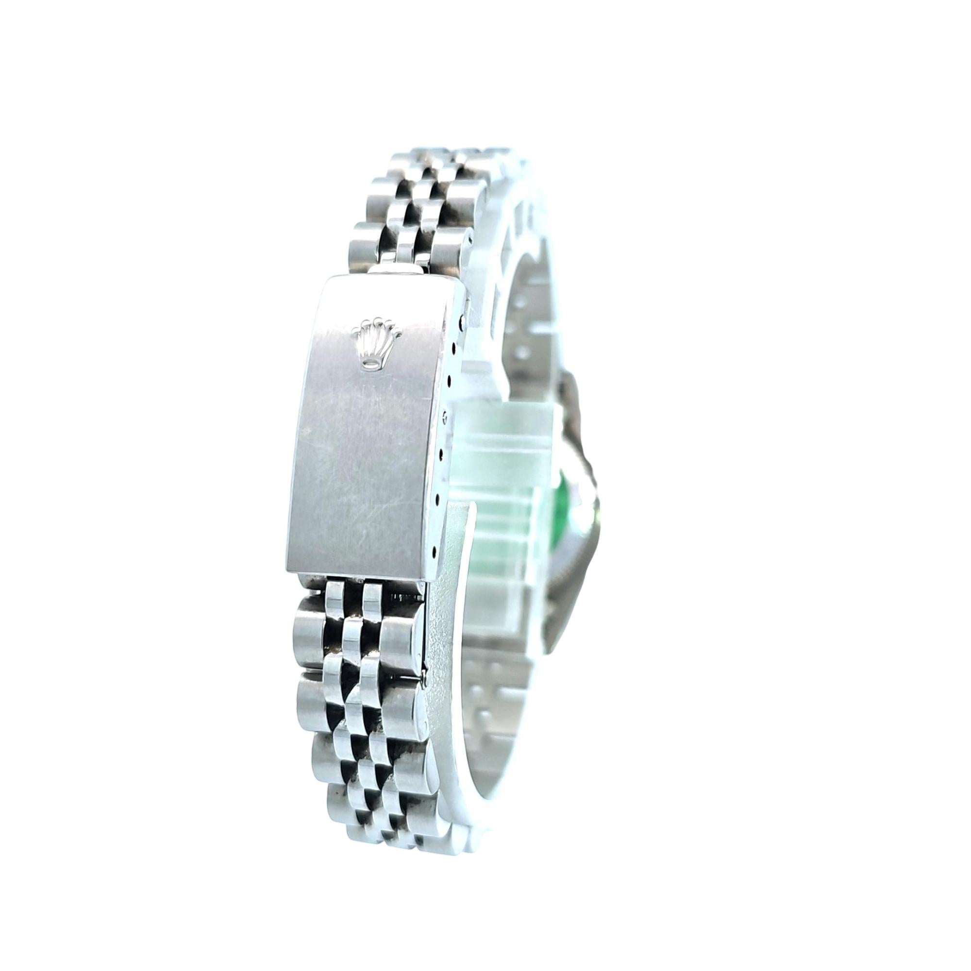 Rolex Oyster Perpetual Lady-Datejust 26mm SS 2003 Silver Dial 79240