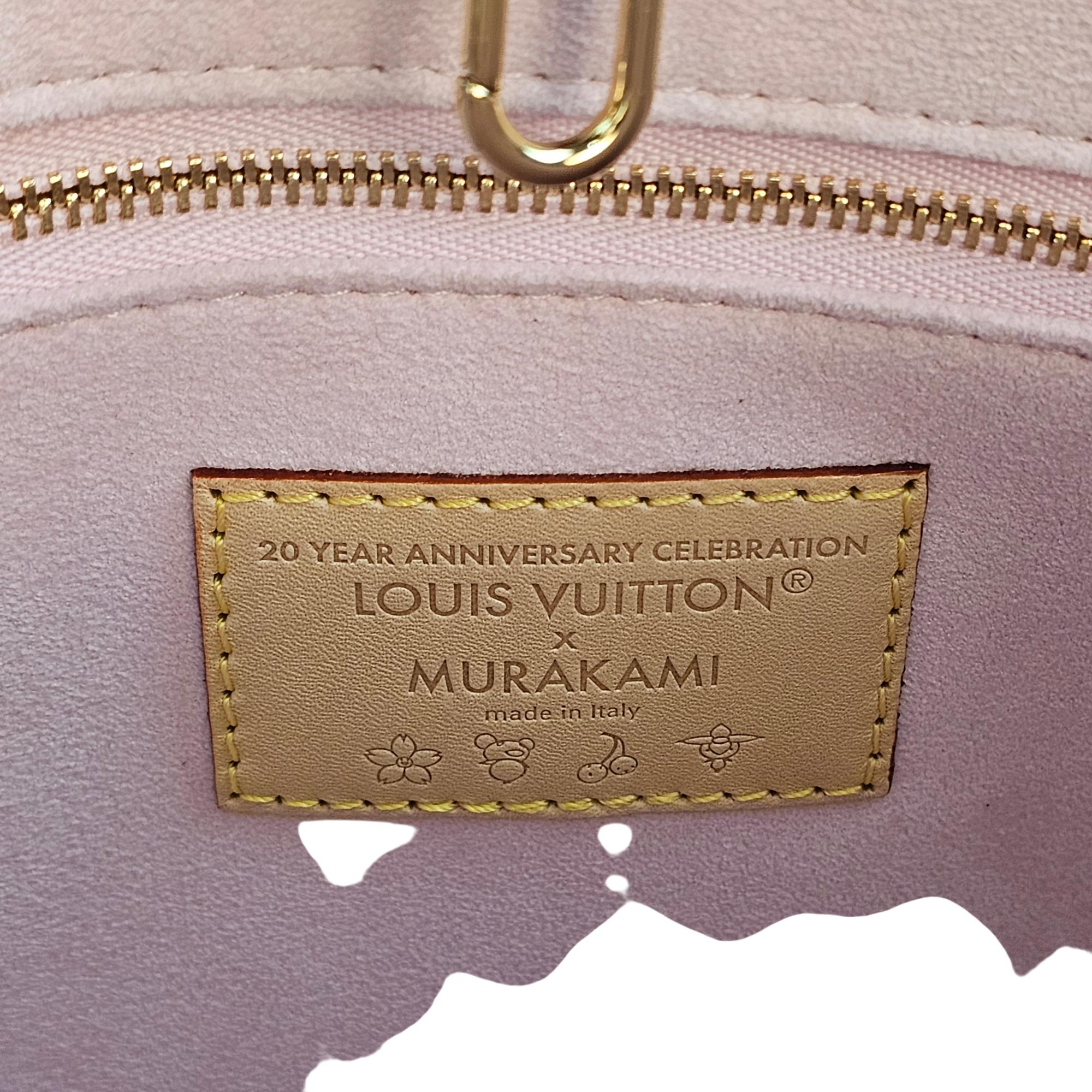 Louis Vuitton x Takashi Murakami OnTheGo PM Cherry Blossom Monogram Handbag