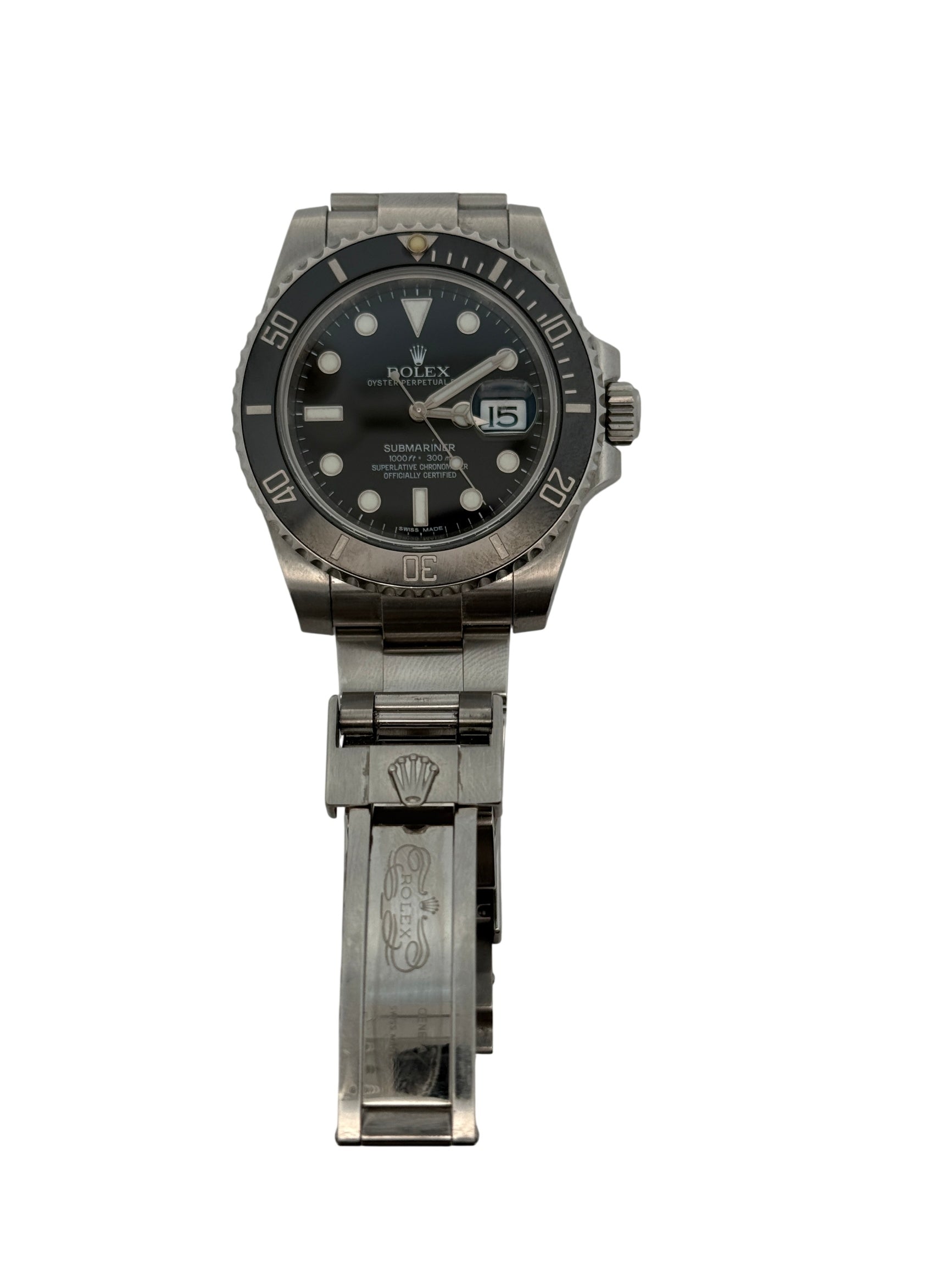Rolex Submariner Oyster Perpetual Date Watch Stainless Steel Black Dial 126610ln
