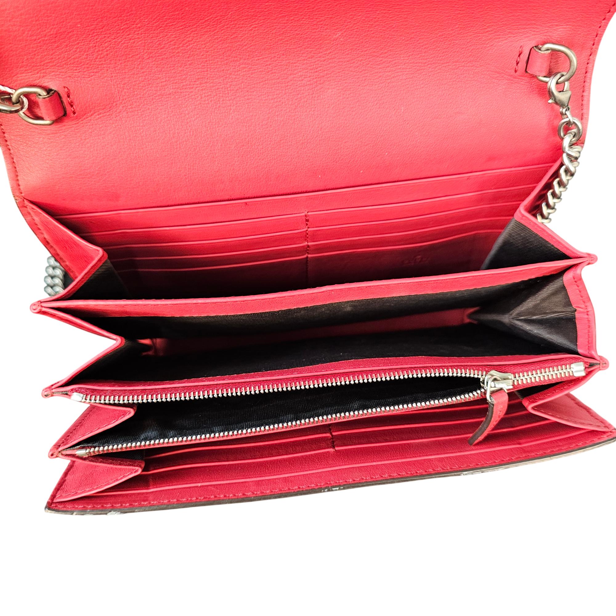 Gucci GG Supreme Mini Dionysus Wallet on Chain