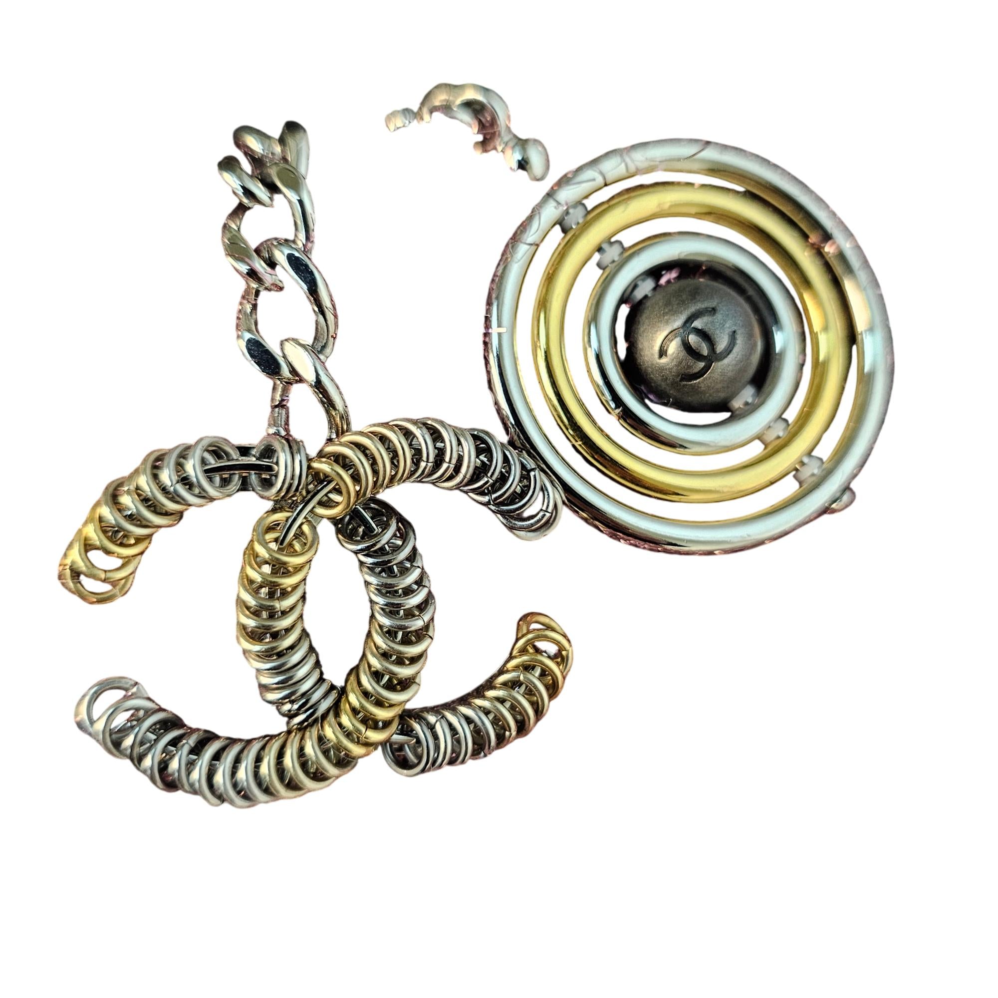 Chanel Pluto Glitter Shopping tote