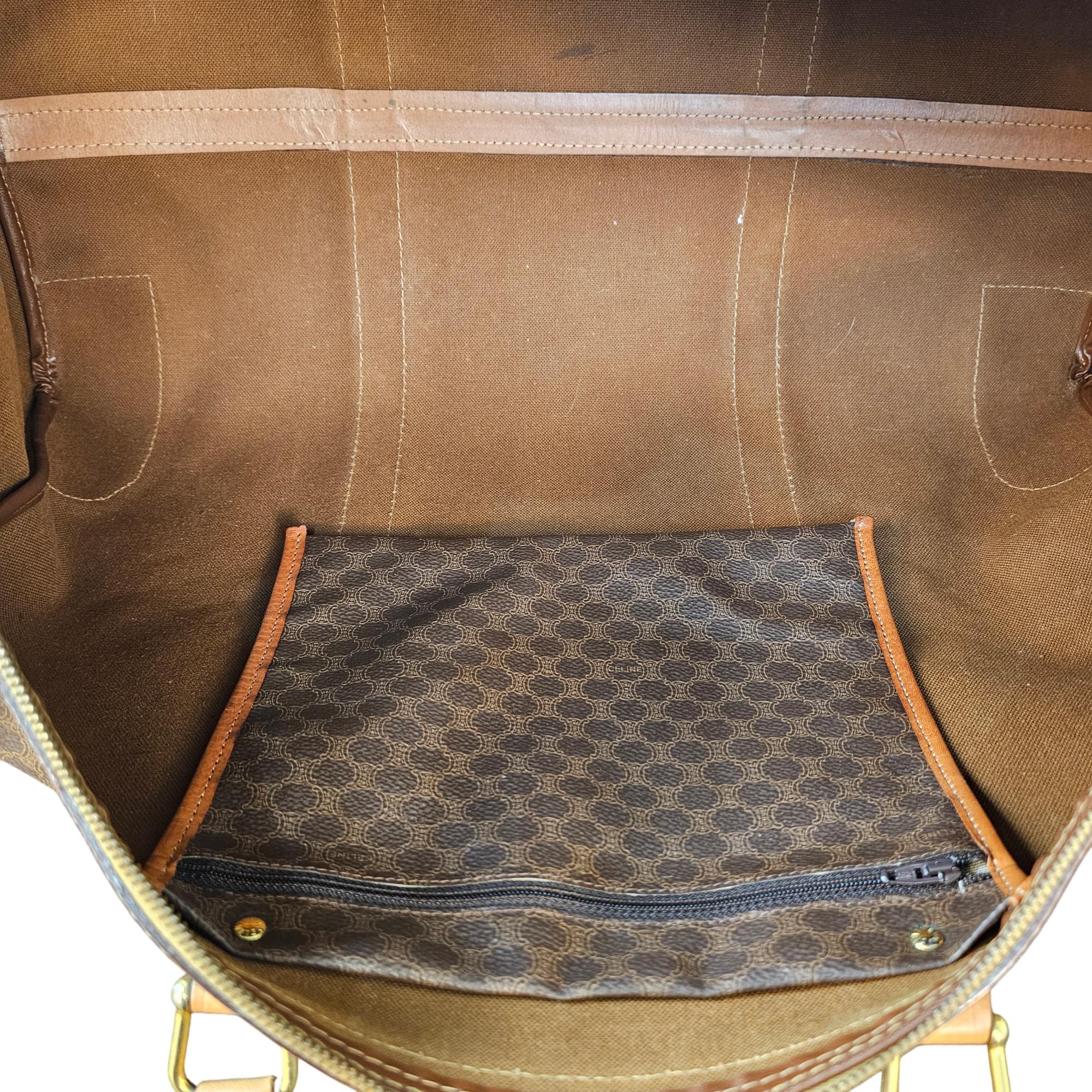 Celine Macadam Boston Duffle Bag