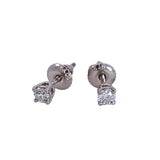 Tiffany & Co. Platinum and Diamond Stud Earrings