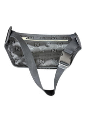 Gucci Large Nylon Off The Grid Belt Bag in Black with Gold Logo