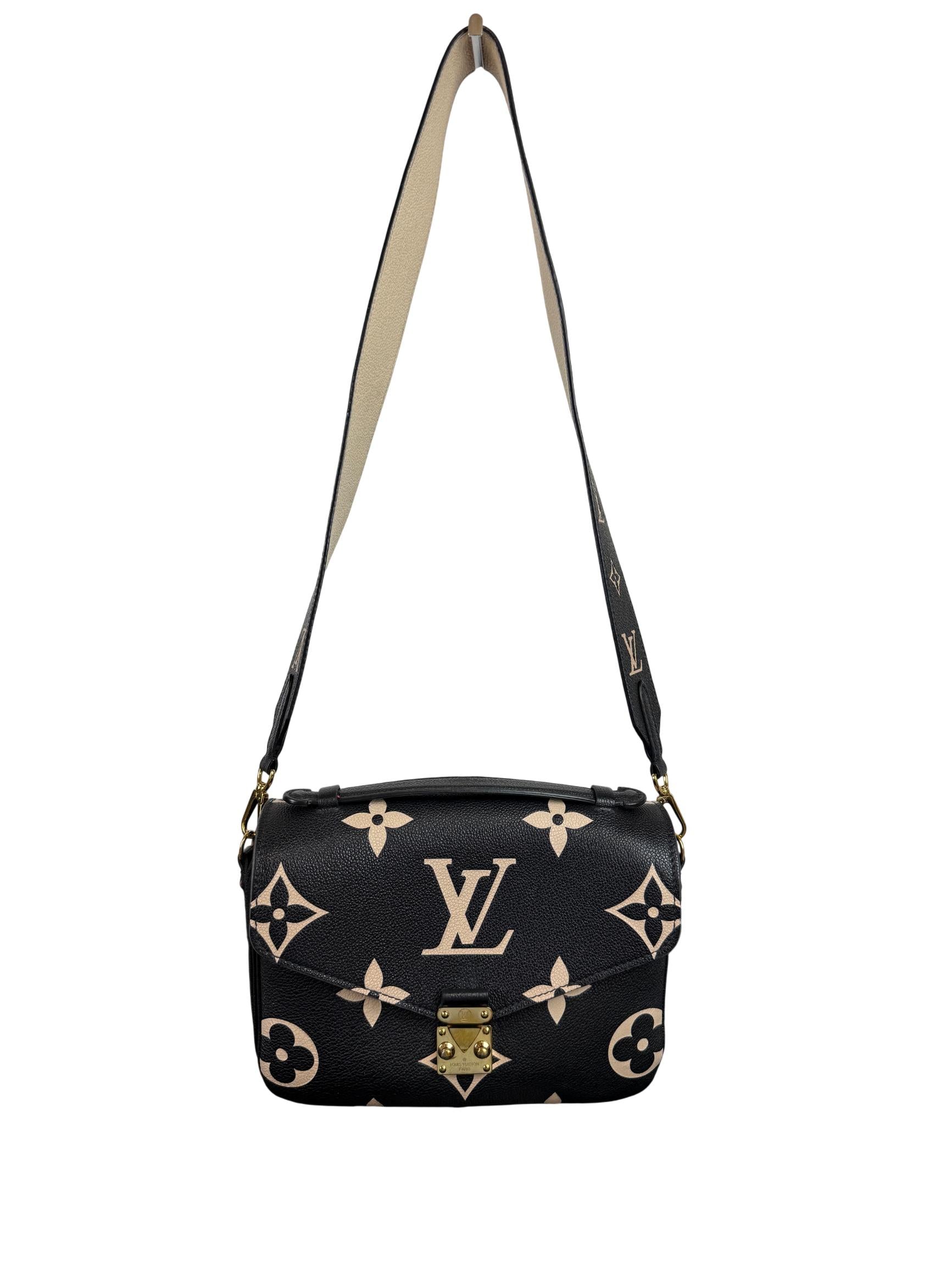 Louis Vuitton Pochette Métis Bicolour Monogram Empreinte Leather Bag