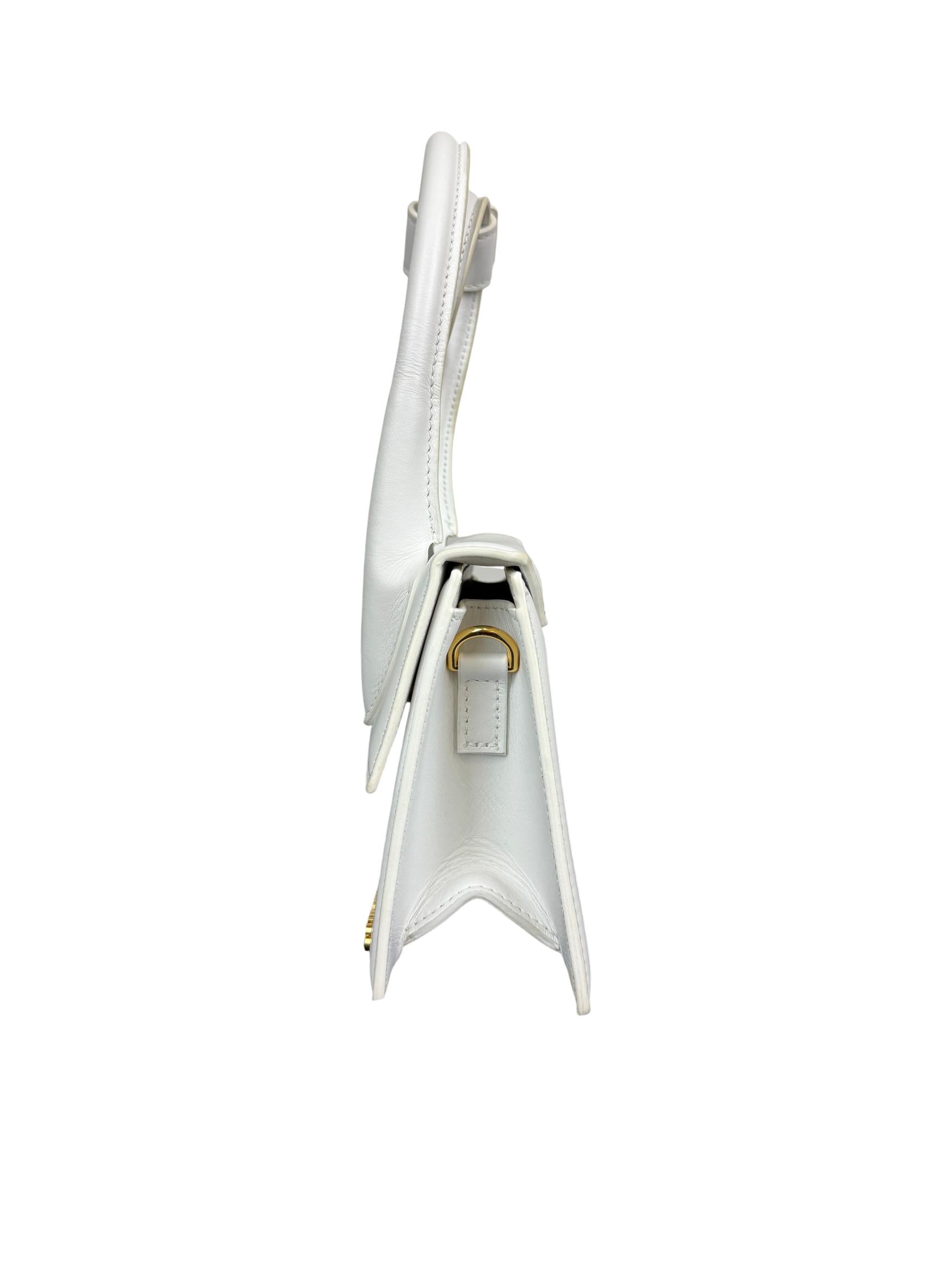 Jacquemus Le Chiquito White Leather Bag