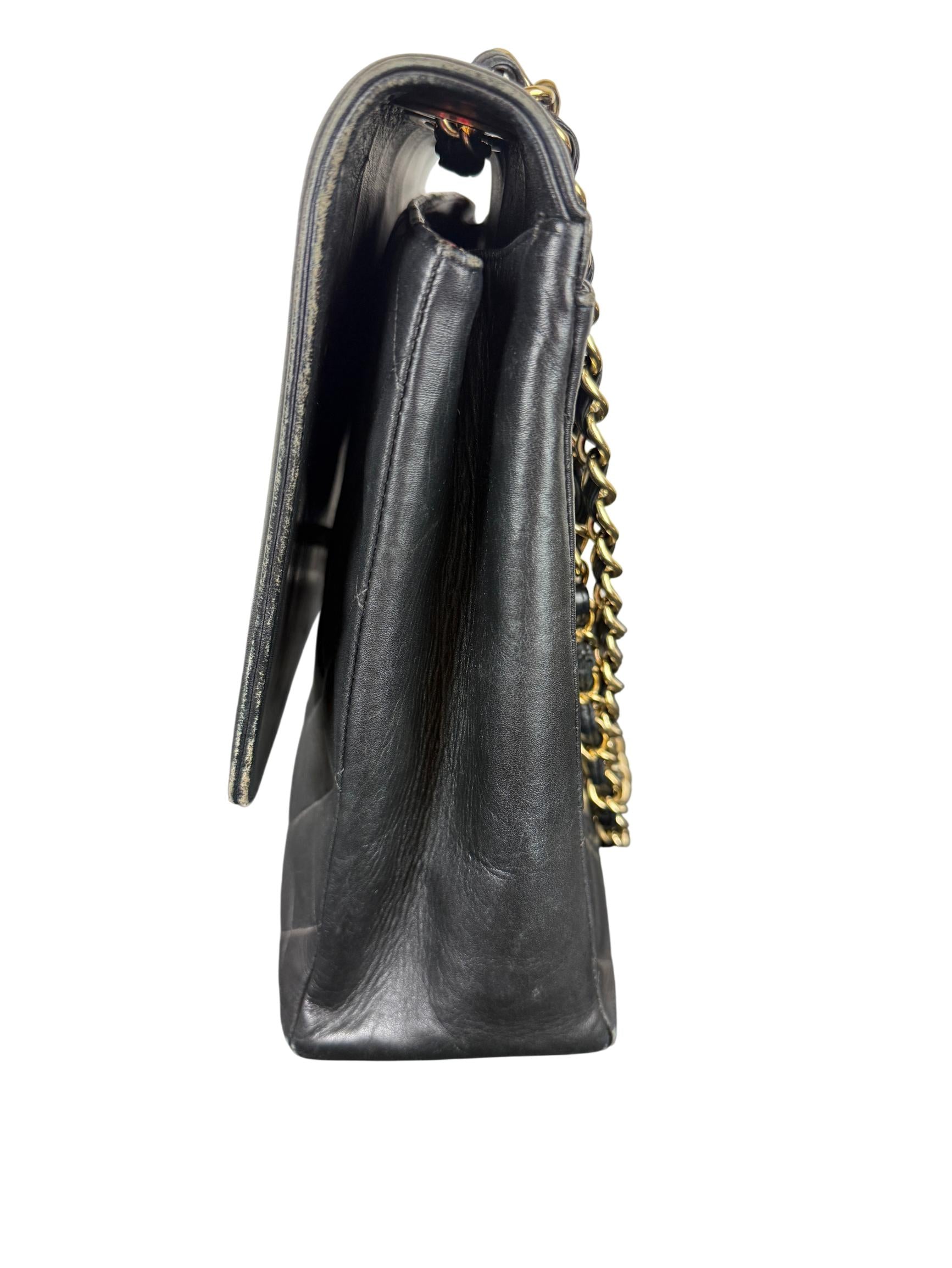 Chanel Jumbo Classic Flap Bag Lambskin Leather
