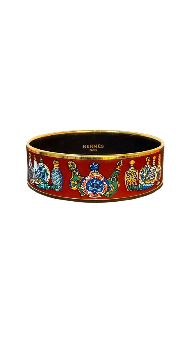 Hermès Vintage Enamel Bangle Bracelet