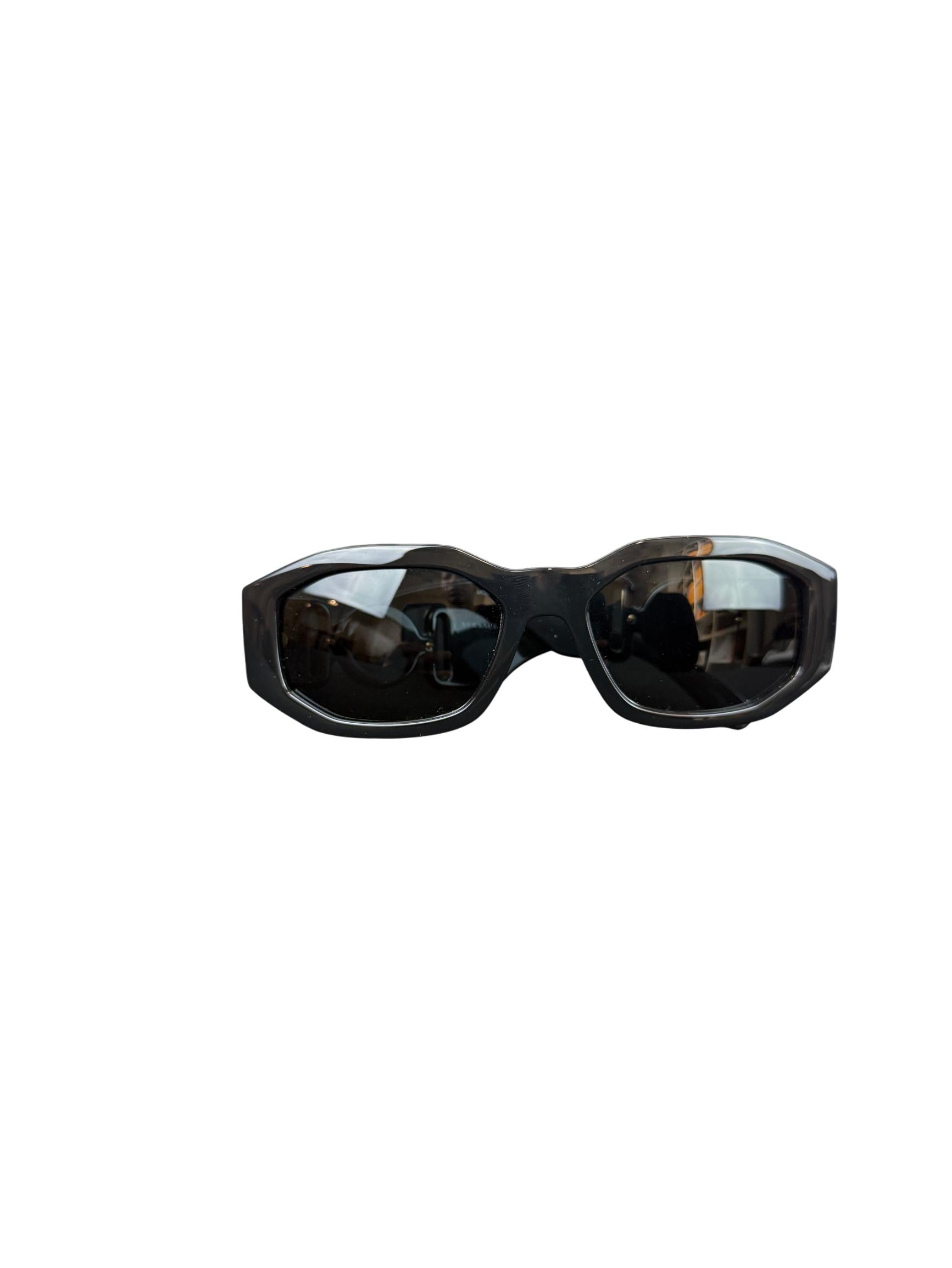 Versace VE4361 Medusa Biggie Black/Gold Sunglasses