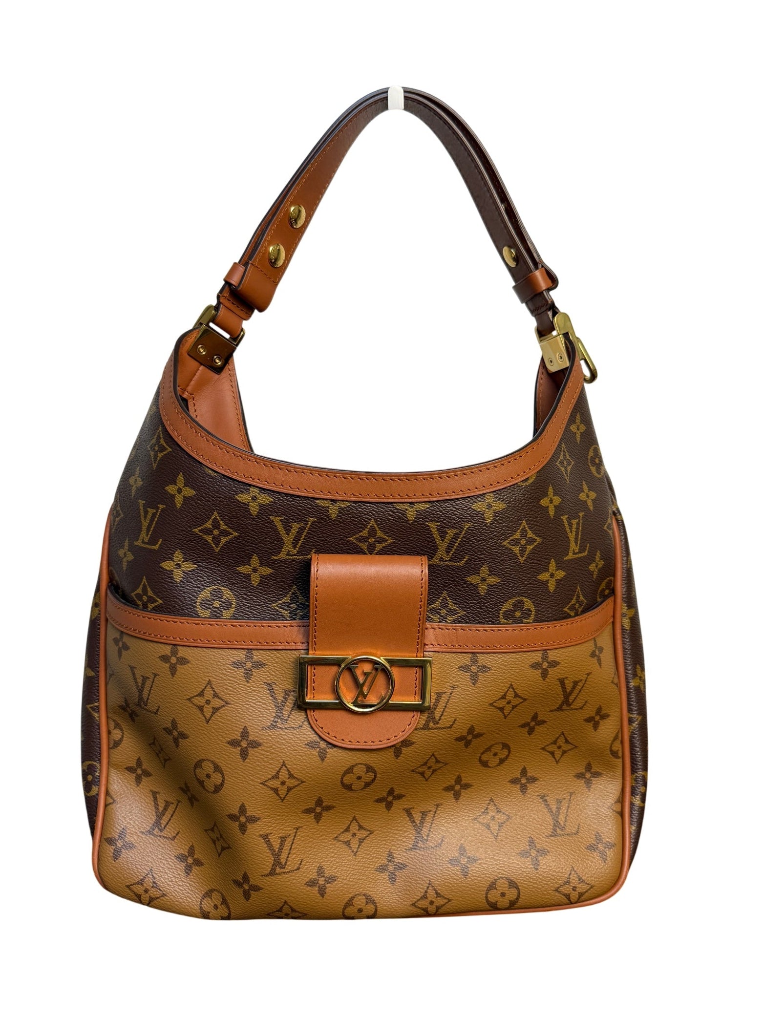 Louis Vuitton Dauphine MM Monogram Reverse Hobo Bag