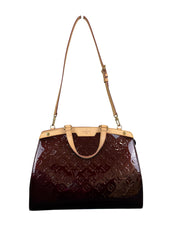 Louis Vuitton Monogram Vernis Amarante Brea GM Handbag