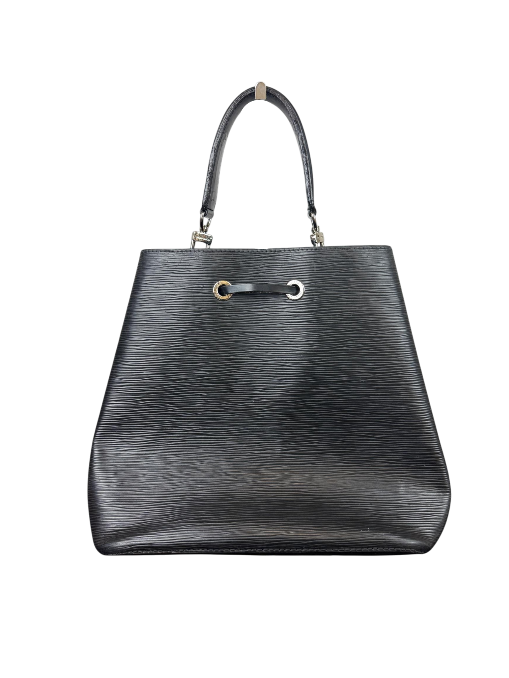 Louis Vuitton Epi NeoNoe MM Black Leather Handbag