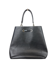 Louis Vuitton Epi NeoNoe MM Black Leather Handbag