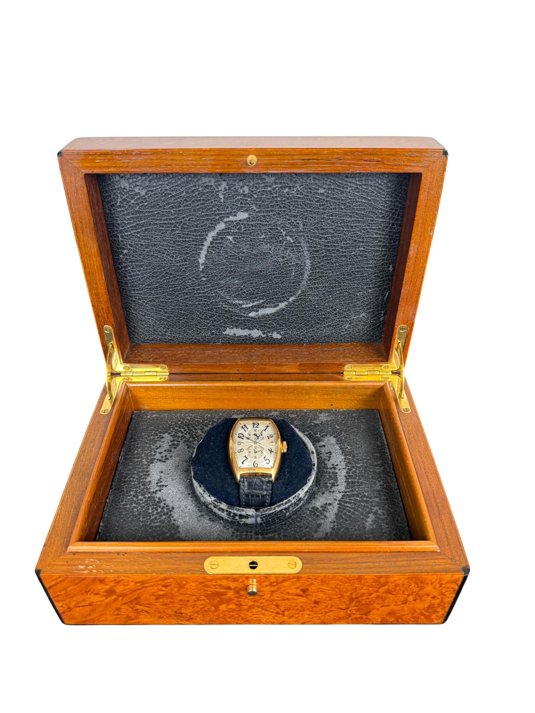 Franck Muller Master Banker 18K Yellow Gold Men's Watch 2852