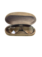 Tom Ford Samson TF909 01B Black Aviator Sunglasses