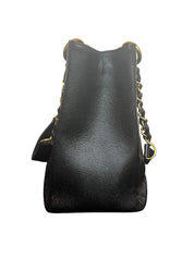 Chanel Grand Shopping Tote in Black Caviar Leather with Gold Hardware