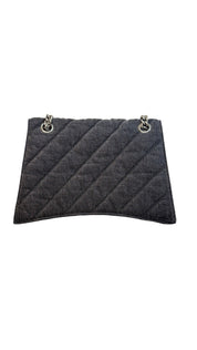Balenciaga Quilted Denim Handbag
