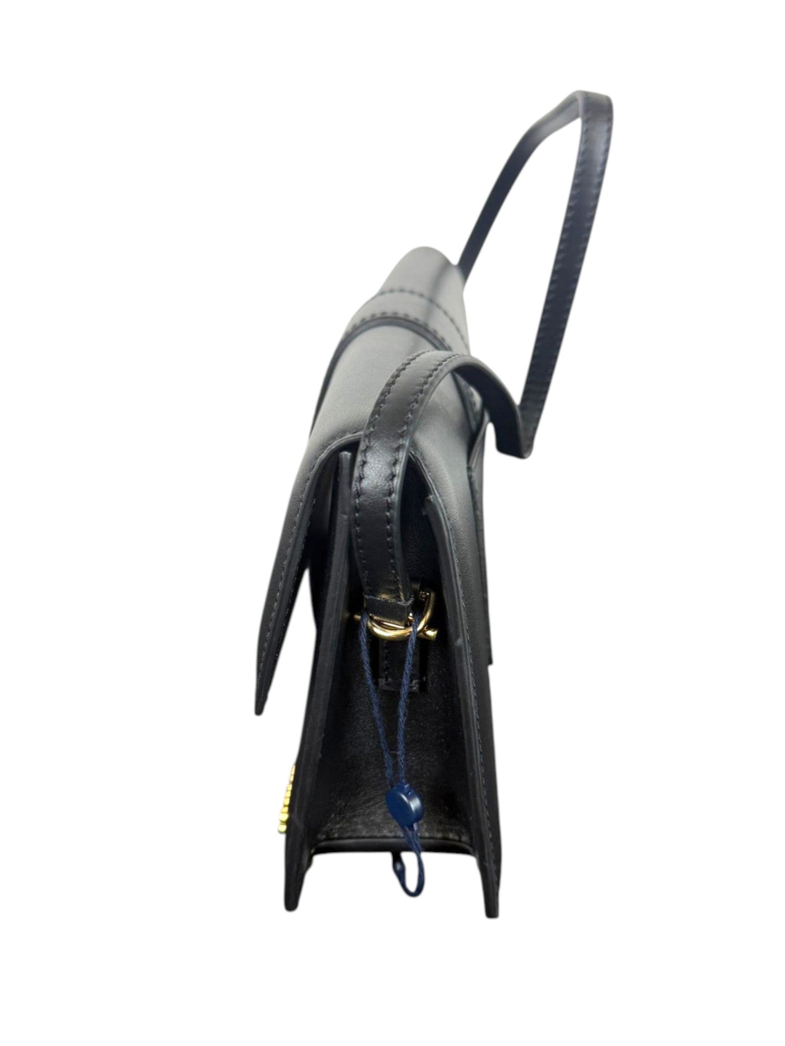 Jacquemus Le Bambino Long Black Leather Bag