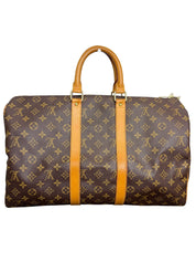 Louis Vuitton Keepall 45 Monogram Canvas Duffle Bag