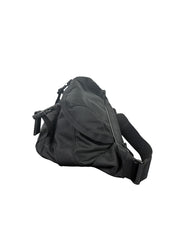 Saint Laurent Logo Embroidery Nylon Crossbody Bag