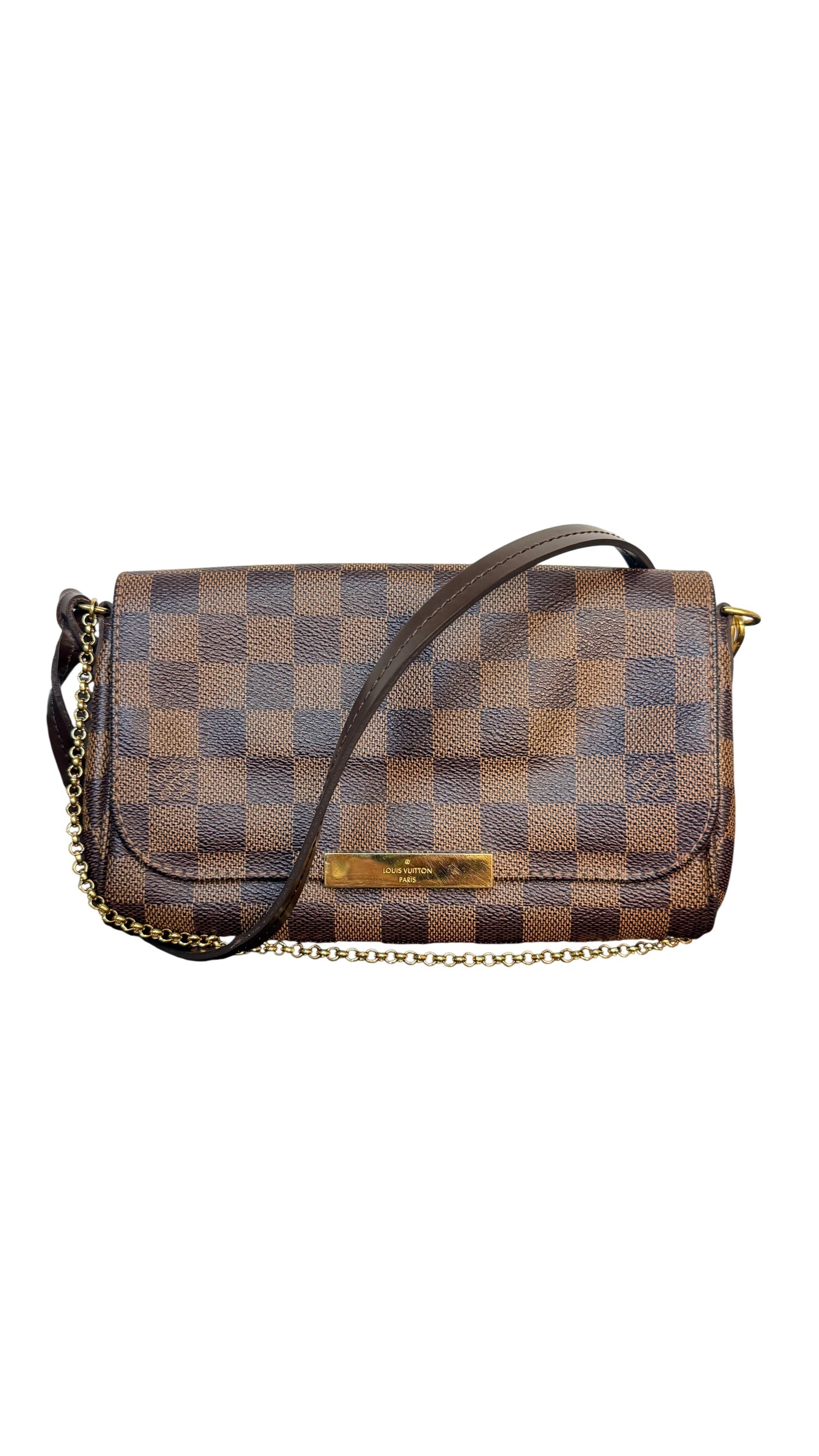 Louis Vuitton Damier Ebene Favorite MM Crossbody Bag