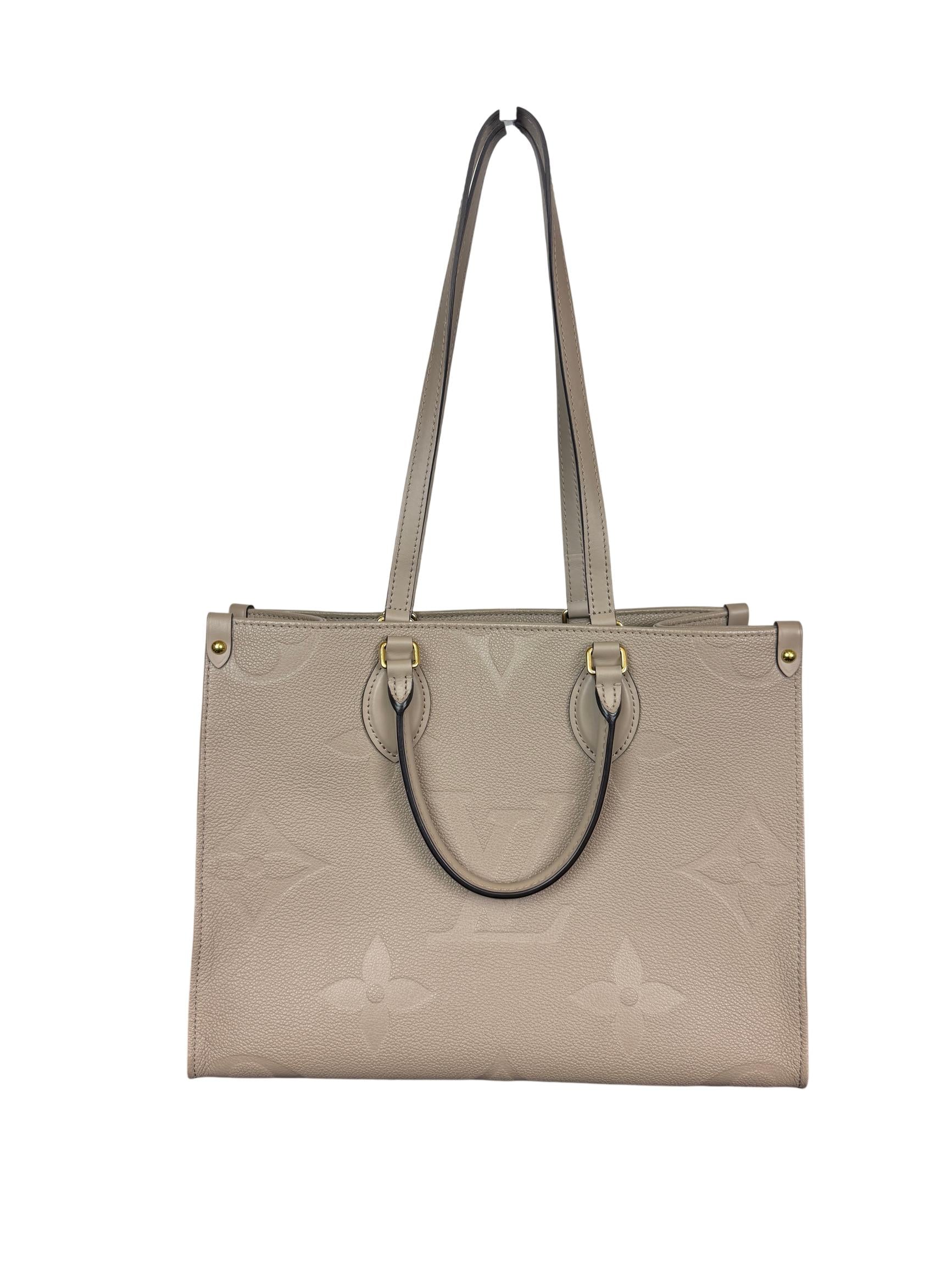 Louis Vuitton OnTheGo MM Monogram Empreinte Leather Tote Bag