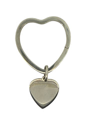 Tiffany & Co. 925 Sterling Silver Heart Tag Keychain