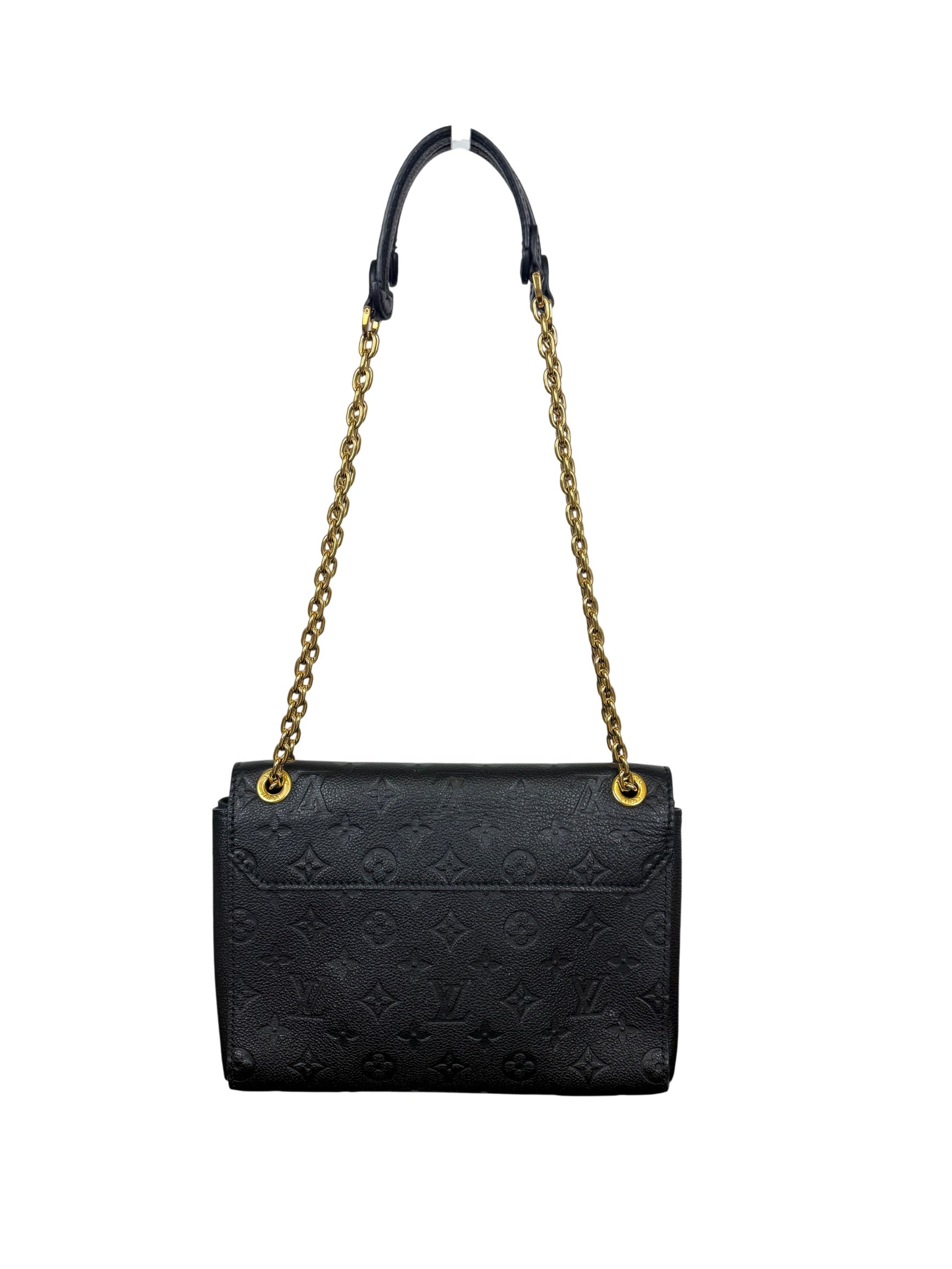 Louis Vuitton Vavin PM Black Monogram Empreinte Leather Shoulder Bag