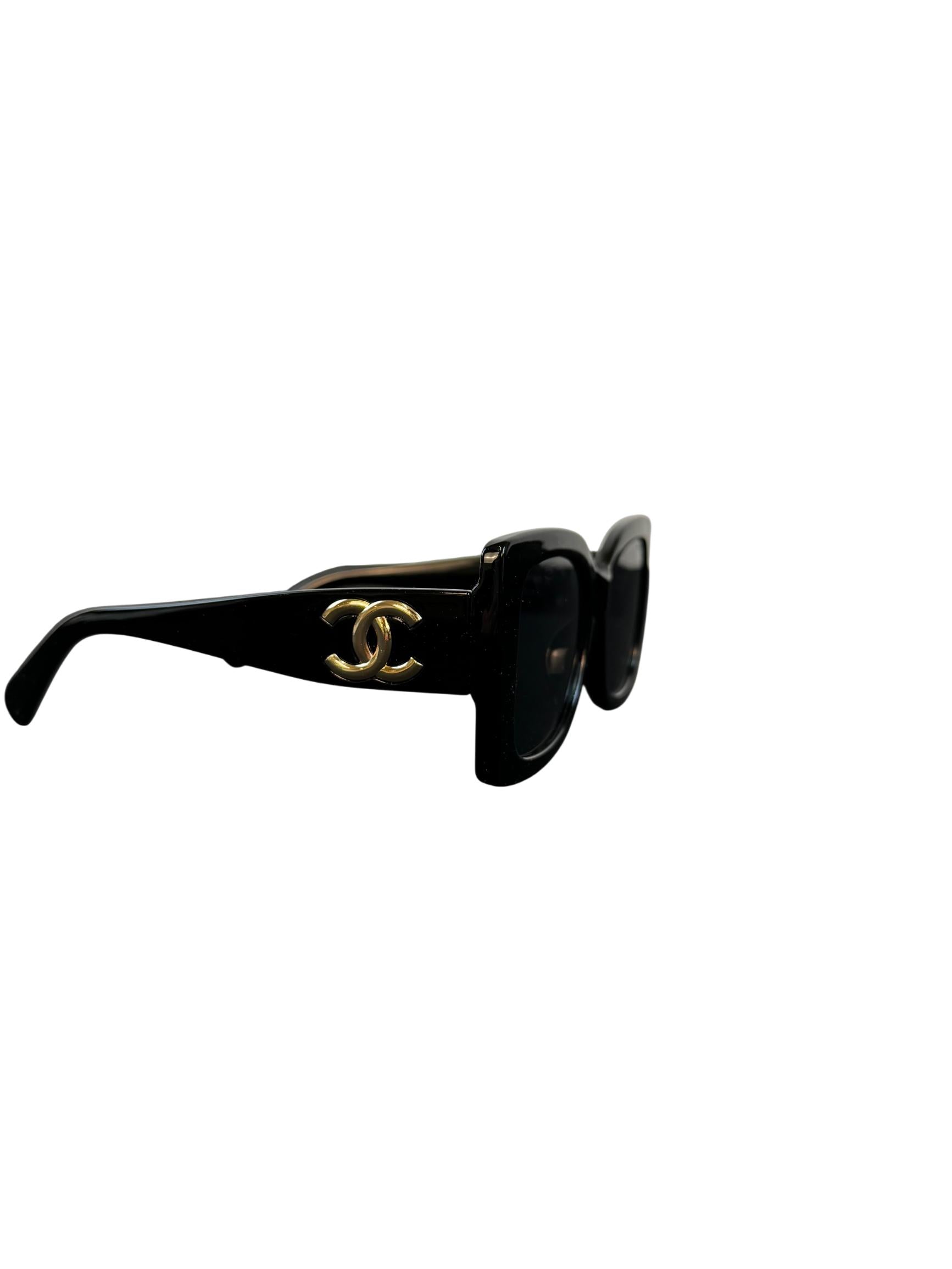 CHANEL Rectangle Sunglasses