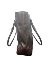 Vintage Bottega Veneta Intrecciato Small Leather Tote Bag