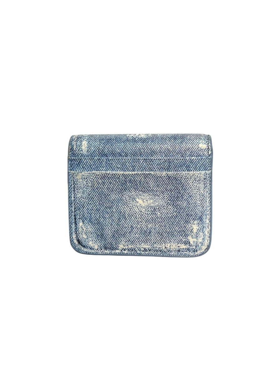 Balenciaga Distressed Denim Wallet
