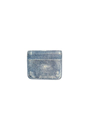 Balenciaga Distressed Denim Wallet