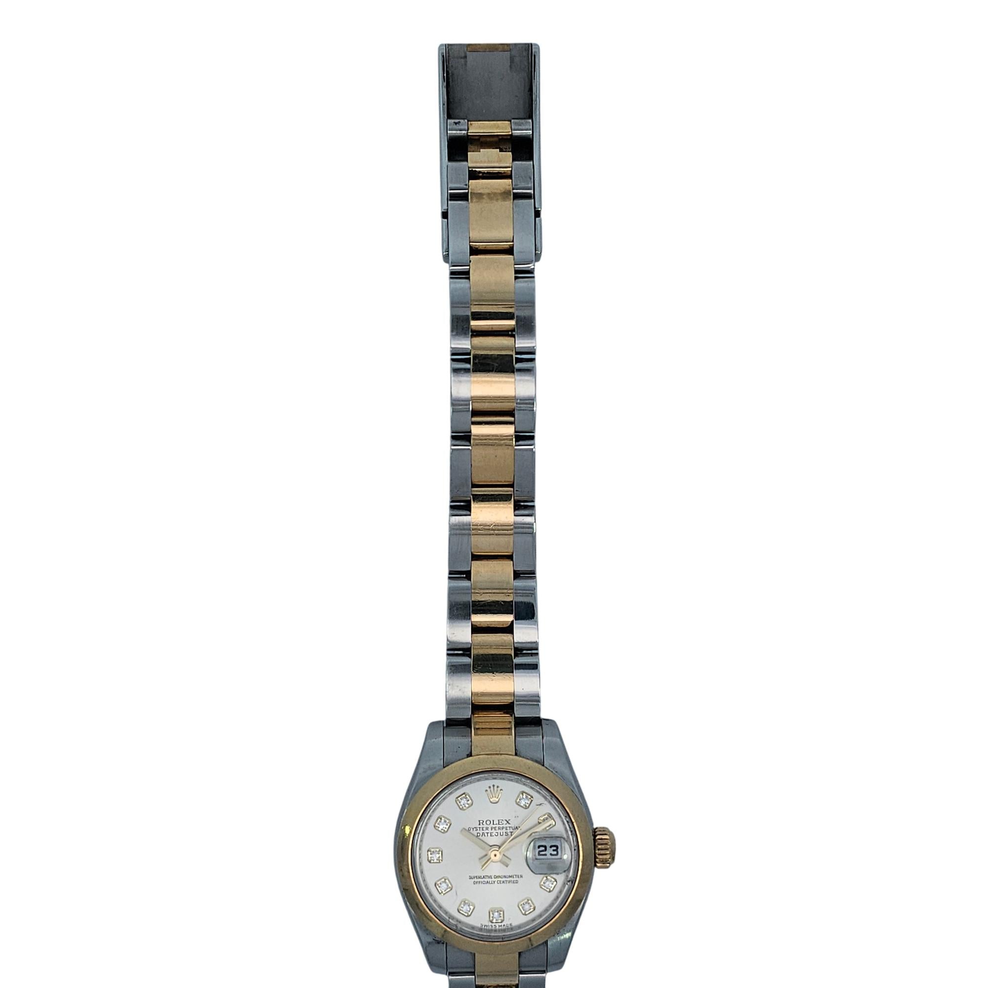 Rolex Datejust Two-Tone 18k Yellow Gold & Stainless Steel