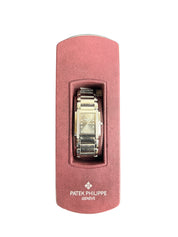 Patek Philippe Twenty~4 Ladies Watch with Diamond Bezel Stainless Steel Gray Dial 4910/10a-010