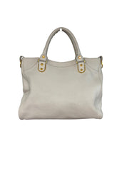 Balenciaga Edge Town Chevre Metallic