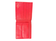 Christian Dior Vintage Red Leather Wallet