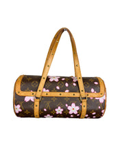 Louis Vuitton x Takashi Murakami Monogram Cherry Blossom Papillon Handbag 2003